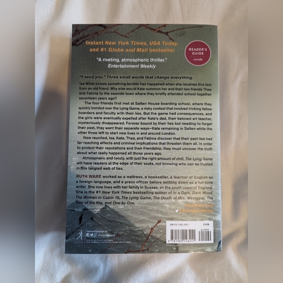 3/$20! The Lying Game by Ruth Ware - Picture 2 of 2